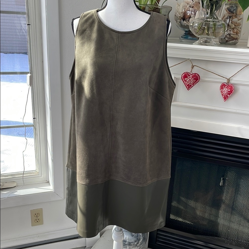 Elegant Olive Sleeveless Jumper